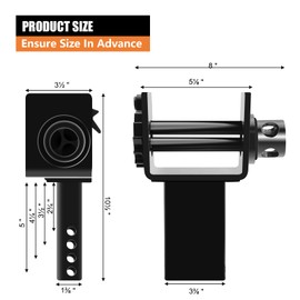 SALUINOKI 4Pack Trailer Stake Pocket Winch Flatbed Kit, Capacity 16,200 lbs Utility Flatbed Accessories, Include 4 inch Yellow Flatbed Winch Straps 30 Ft for 2x4 Stake Pockets