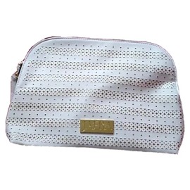 Jafra White Gold Cosmetic Bag with Zipper