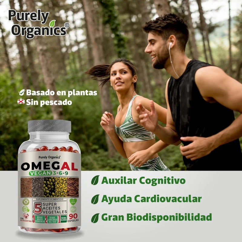 Omegal Vegan 3 6 9 5 Super Aceites Vegetales +