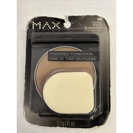 Max Factor Powdered Foundation Mirrored Compact, # 105 True Beige