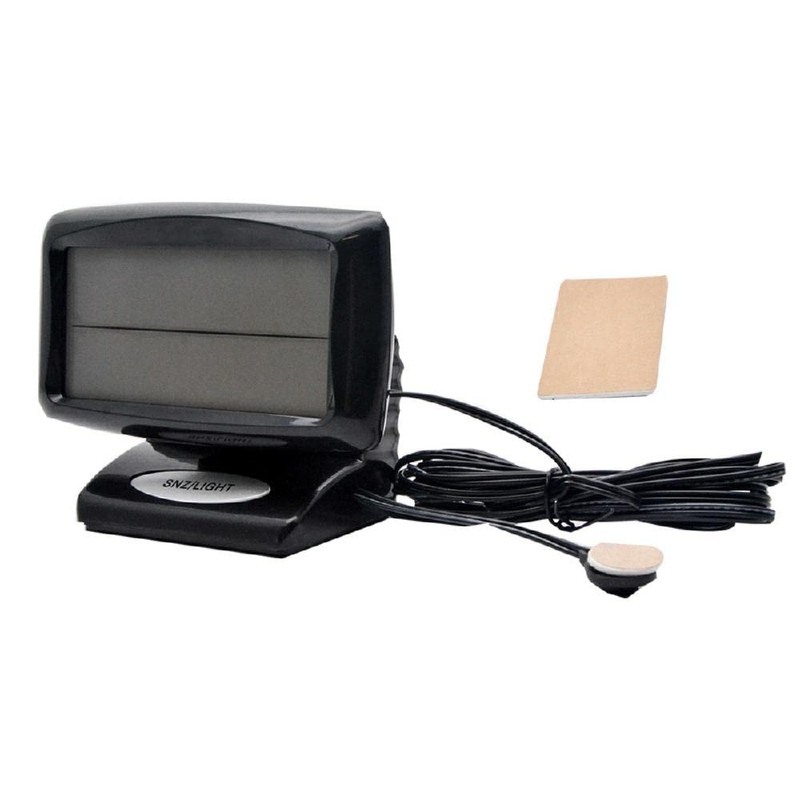 Car Temperature Measurement Thermometer Indoor Outdoor Electronic Clock LCD Backlight