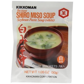 Kikkoman Shiro Instant Miso Soup, 1.05 Ounce (Pack of 12)