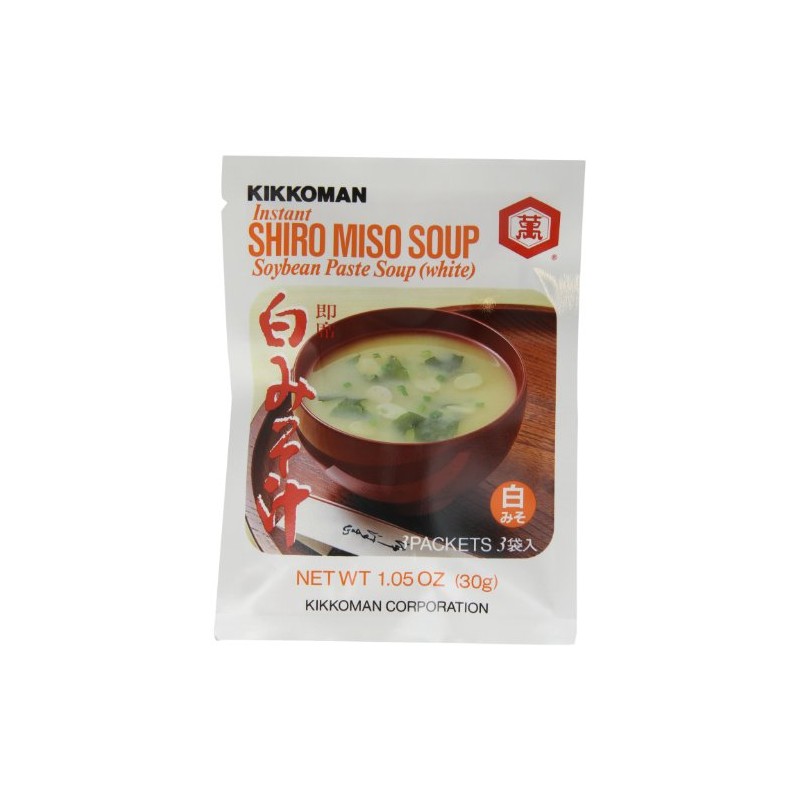 Kikkoman Shiro Instant Miso Soup, 1.05 Ounce (Pack of 12)
