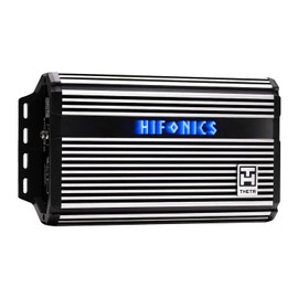 Hifonics ZTH-1225.1D Zeus Theta Compact Mono Channel Car Audio Amplifier (Silver) – Class D Amp, 1200-Watt, Onboard Electronic Crossover, Built-in Bass Control, Bass Remote Included