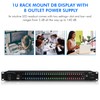Technical Pro 1U Rack Mount DB Display with 8 Outlet