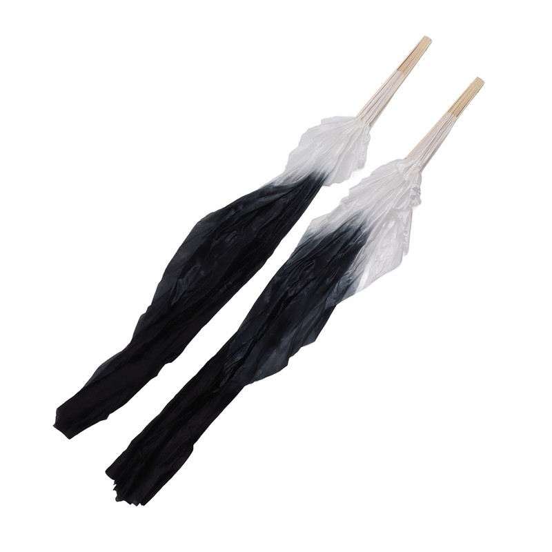 1 Pair Long Dance Fan Soft Beautiful Classical Dancing Fan