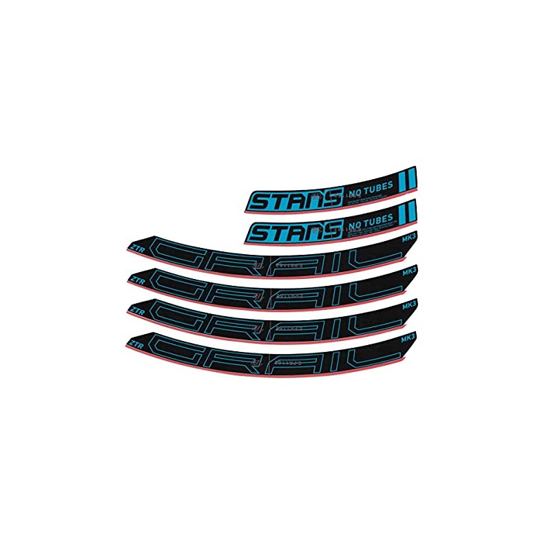 Stans No Tube DECAL GRAIL MK3 700C DECAL ONLY BLUE-801C