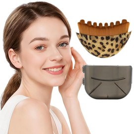 Lymphadrenage Facial Brush - Ultra Soft Bristle Tips, Eliminates Swelling, Feels Pleasant, Ergonomic Face Contour Massage, Relieves Fatigue Portable Beauty Tool Portable