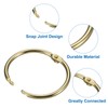 sourcing map 14pcs Shower Curtain Rings, 1.3 Inch ID Metal