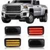 ULTRALTH Smoked Side Marker Lights for 2015-2023 Chevy Silverado &