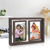 ZEEYUAN 5x7 Picture Frame Desktop Picture Frame Double Side 5x7