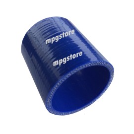 Turboparts 4PLY 2.5" 2 1/2" ID Straight Turbo Silicone Coupler Hose Intercooler Pipe 3" L