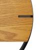 Relaxdays Wall Clock Wood Look Modern Analogue Clock for Kitchen,