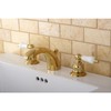 Kingston Brass KB942B Victorian Mini-Widespread Bathroom Faucet, Polished Brass, 4.5