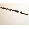 GMC 3pc Gloss Black DENALI Emblems Letter Sierra 1500 2500hd