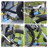 INTEKIN Security Chain 3.3 ft x 3/8" Thick Bicycle Lock