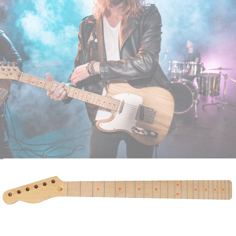 22 Frets Maple Wood Left Hand Guitar Neck Electric Guitar