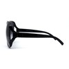 SA106 Womens Extra Oversized Round Designer Fashion Exposed Lens Butterfly