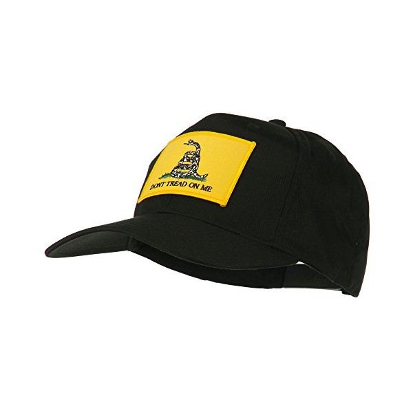 Don't Tread On Me Patched Cap - Black OSFM