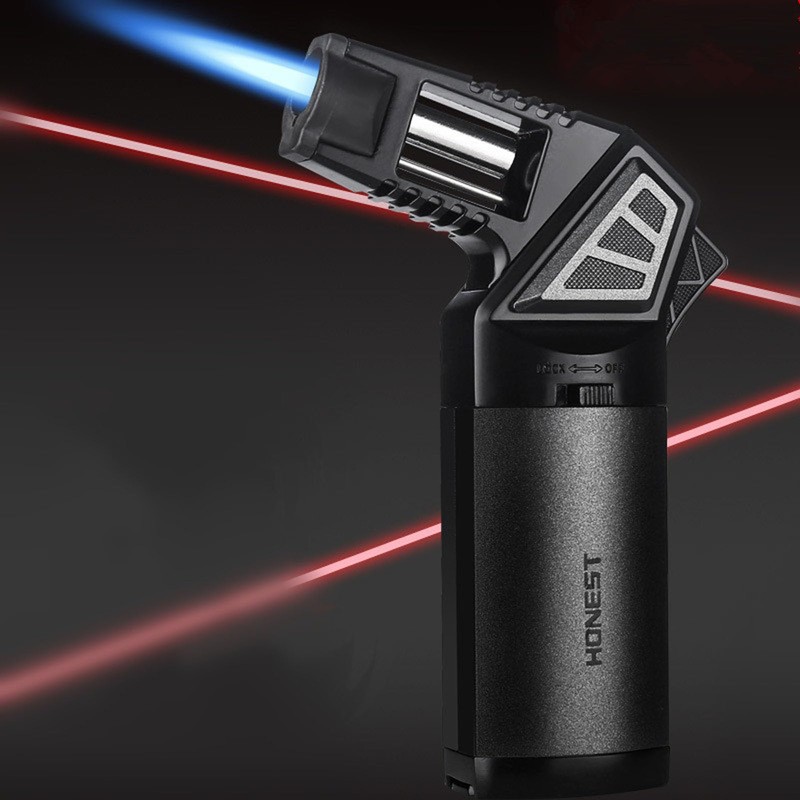 OLDENDO Butane Torch Lighter Refillable Adjustable Jet Flame, Multipurpose Outdoor