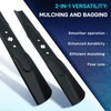 BDELI 42" Mulching Blades Replacement 2 Pack - Compatible with