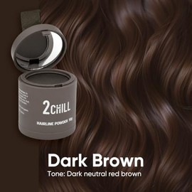 2CHILL Hairline Powder, Dark Brown, 10g