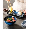 Ceramic Japanese Appetizer Sushi Plates and Bowls Set for 2