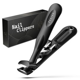FERYES Toe Nail Clippers for Thick Nails for Seniors Extra Long Handle