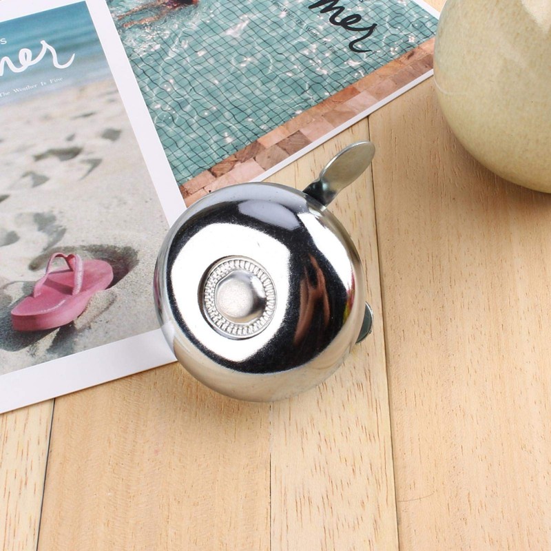Dilwe Bicycle Handlebar Bell,Durable Retro Metal Loud Horn Bell Cycling