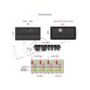 LLD_TK 8 Gang Toggle Switch Panel Breaker Green LED Voltmeter