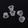 Tattoo Ink Cap Cup - Plastic Microblading Pigment Accessories Holder