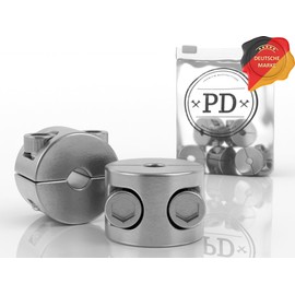 PD® Clamp Stopper 3 mm Stainless Steel A4 Rustproof Wire Rope Clamp 3 mm High-Quality Stop Clamp for 3 mm Ropes Steel Cable Clamp Rope Clamp Stainless Steel Rope Stopper Wire Clamp Clamping Ring Pack