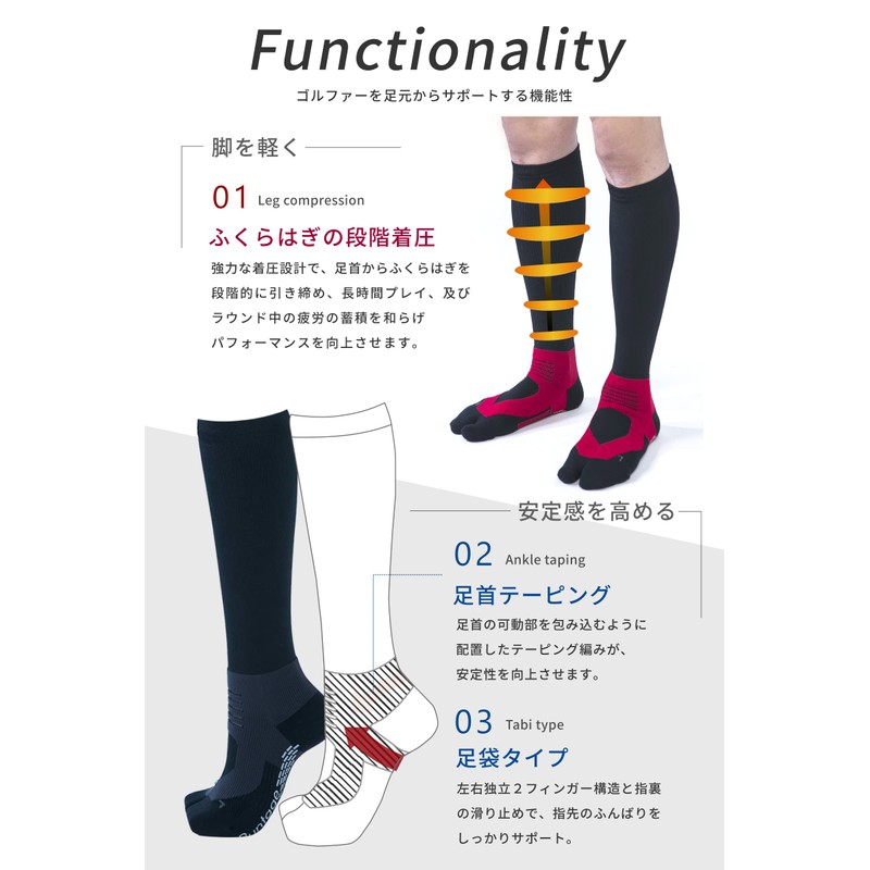 Runtage Athlete Round Pro V2 Golf Socks - yelow