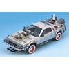 青島文化教材社 ムービーメカシリーズ No.10 バック・トゥ・ザ・フューチャー デロリアン パートIII & レイルロード 1/24スケール プラモデル