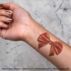 4 x 'Coquette Bow ' Temporary Tattoos - Water Resistant,