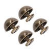 100 Sets Mushroom Rivet 12mm High Hardness Anti Rust Round