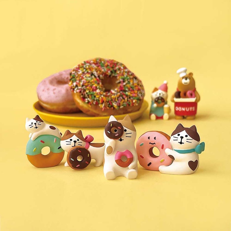 Decole Corporation Concombre Concombre Home Object Donut Shop Sign Clip
