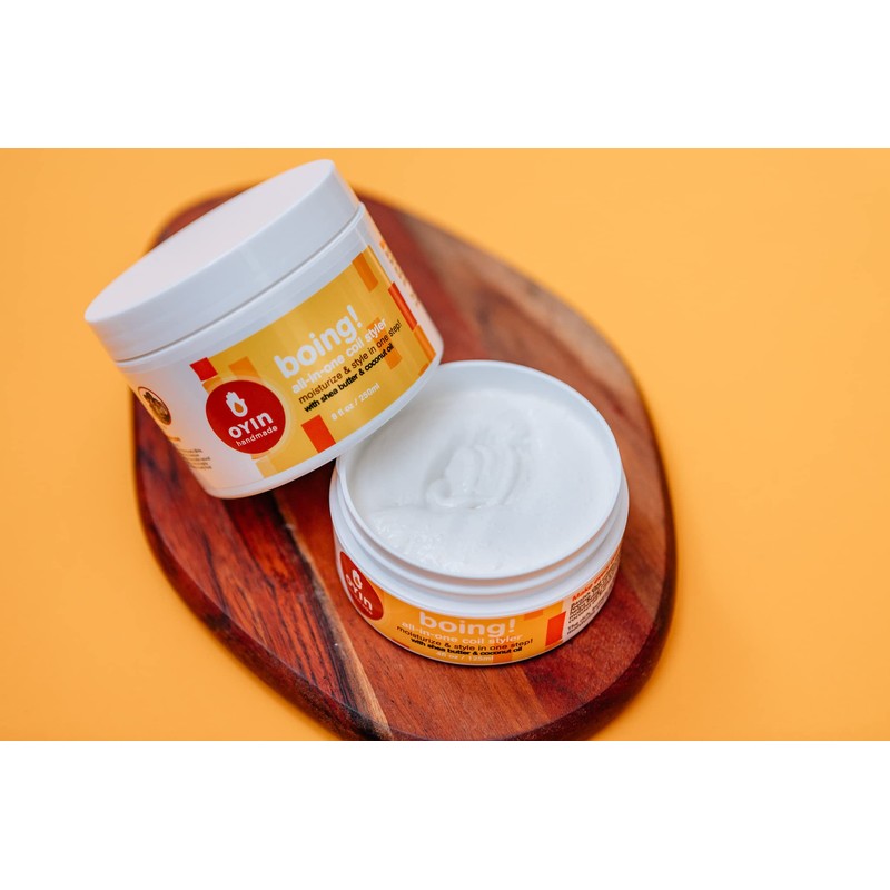 Oyin Handmade Boing! !All-In-One Coil Styler Gel| Defines & Moisturizes