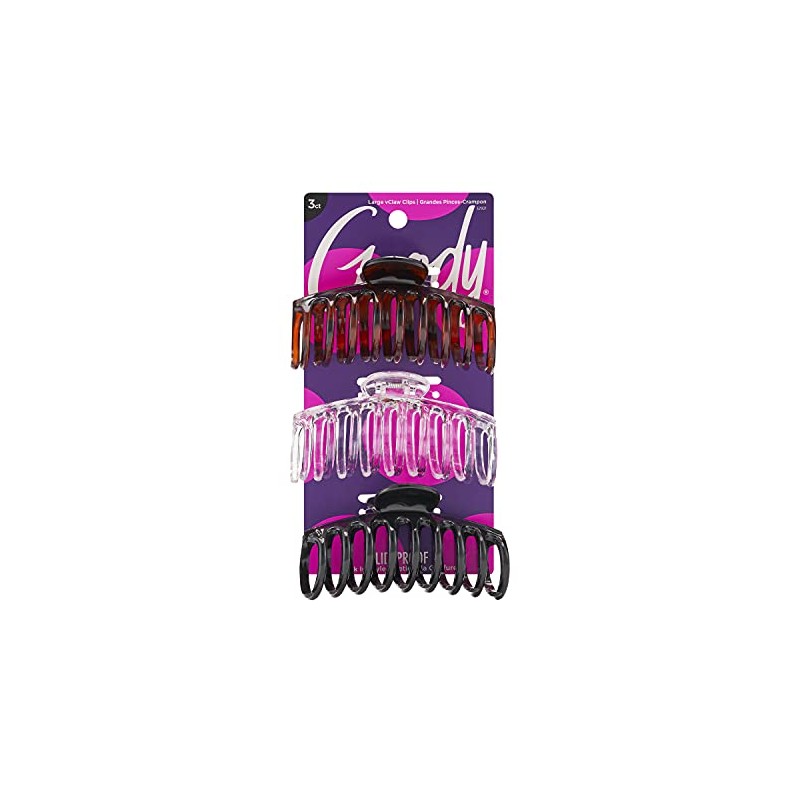 Goody Classics Medium Spiral Claw Clip 3 ea