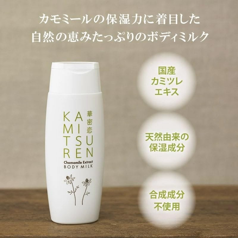 Hanamien Body Milk, 5.1 fl oz (150 ml), Additive-free, Moisturizing,