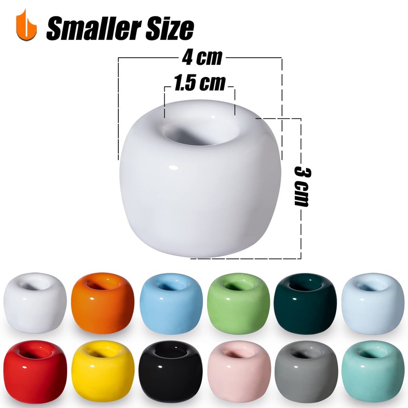 Urbanstrive Sleek Mini Ceramics Toothbrush Holder Stand for Bathroom Vanity