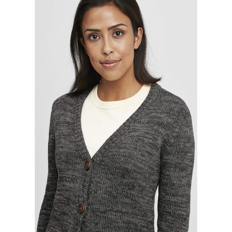 OXMO Philemona Women's Long Cardigan, Chunky Knit Cardigan, Long Knit
