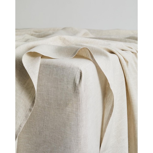 Bed Threads - Linen Fitted Sheet - 100% French Flax