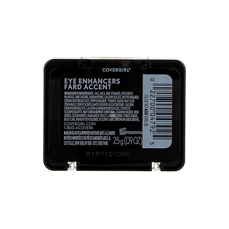 CoverGirl Eye Enhancers 1 Kit Shadow, Sterling Blue [600] 0.09