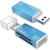 Micro SD Card Reader, 4-in-1 SD Card Reader to USB