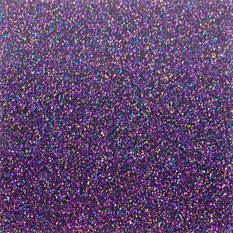 Incudo Purple Holographic Glitter Acrylic Sheet - 150x125x3mm