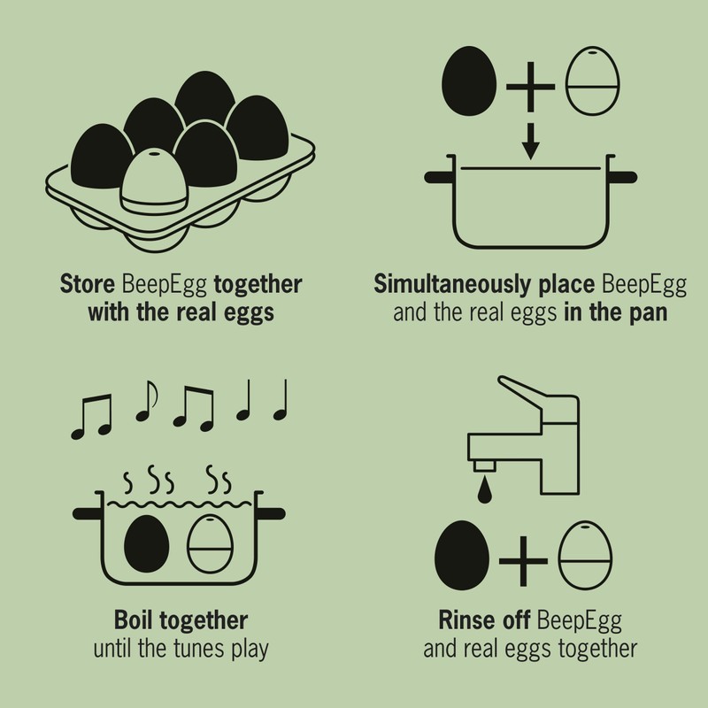 Space BeepEgg – Egg Timer for Boiling Eggs – Musical