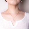 Palnart Poc: Serpence Necklace NE488, Pewter