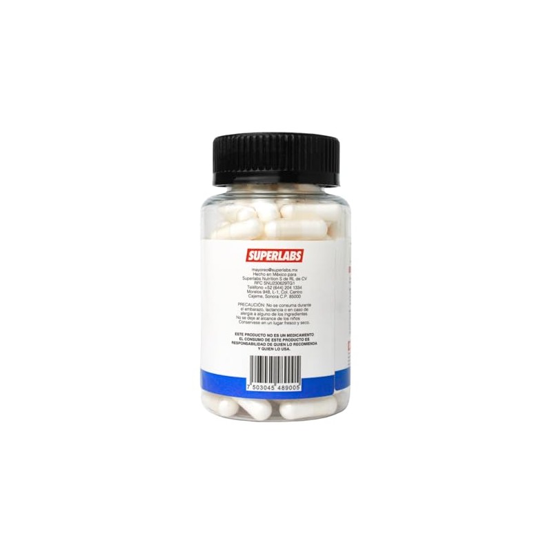 SUPERLABS NUTRITION CITRATO DE MAGNESIO 500MG 100 CAPSULAS