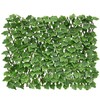Expandable Faux Ivy Fence Privacy Screen Stretchable Artificial Hedge Single
